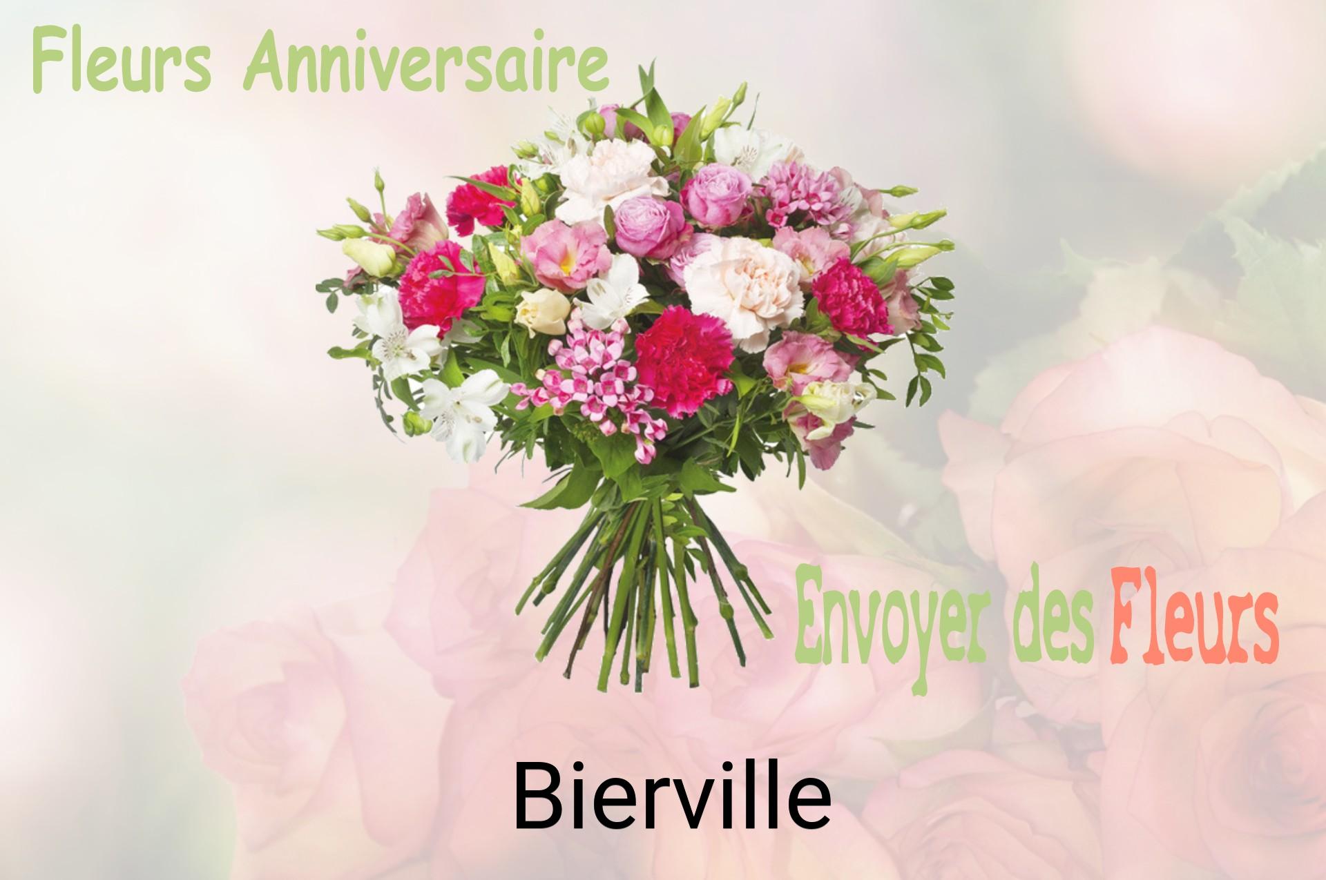 Bouquet de fleurs d’anniversaire livré à Bierville