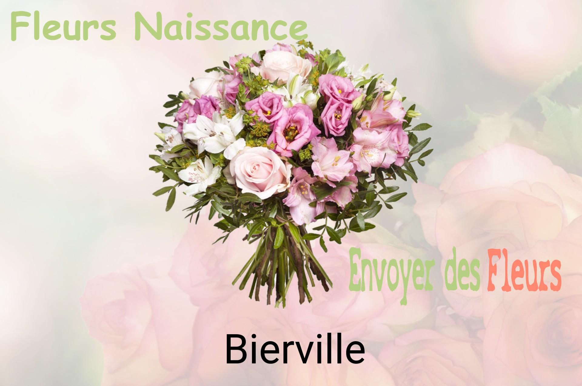 Bouquet de fleurs de naissance livré à Bierville